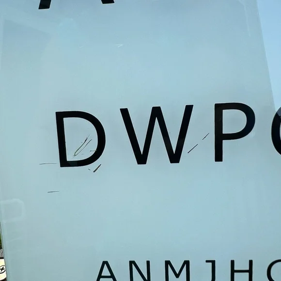 IKEA Eye Chart Wall Decor - Black and White